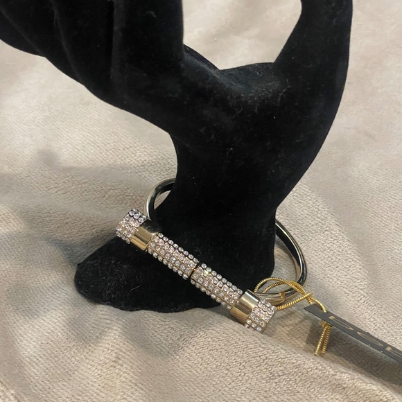 Bebe Rhinestone Bar Bracelet - Picture 6 of 6